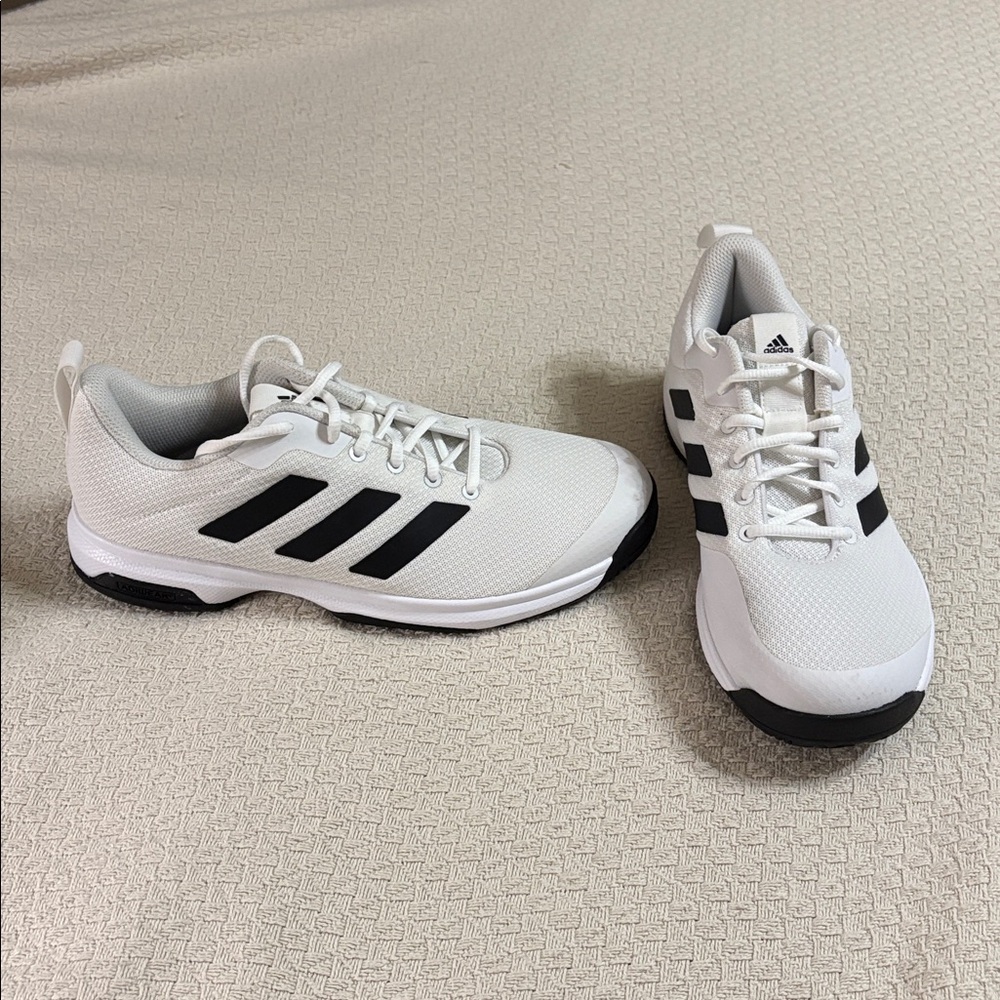 NWOT Adidas Game Spec white & black sneaker athletic tennis shoe FX3651 Size 9 - Picture 5 of 17
